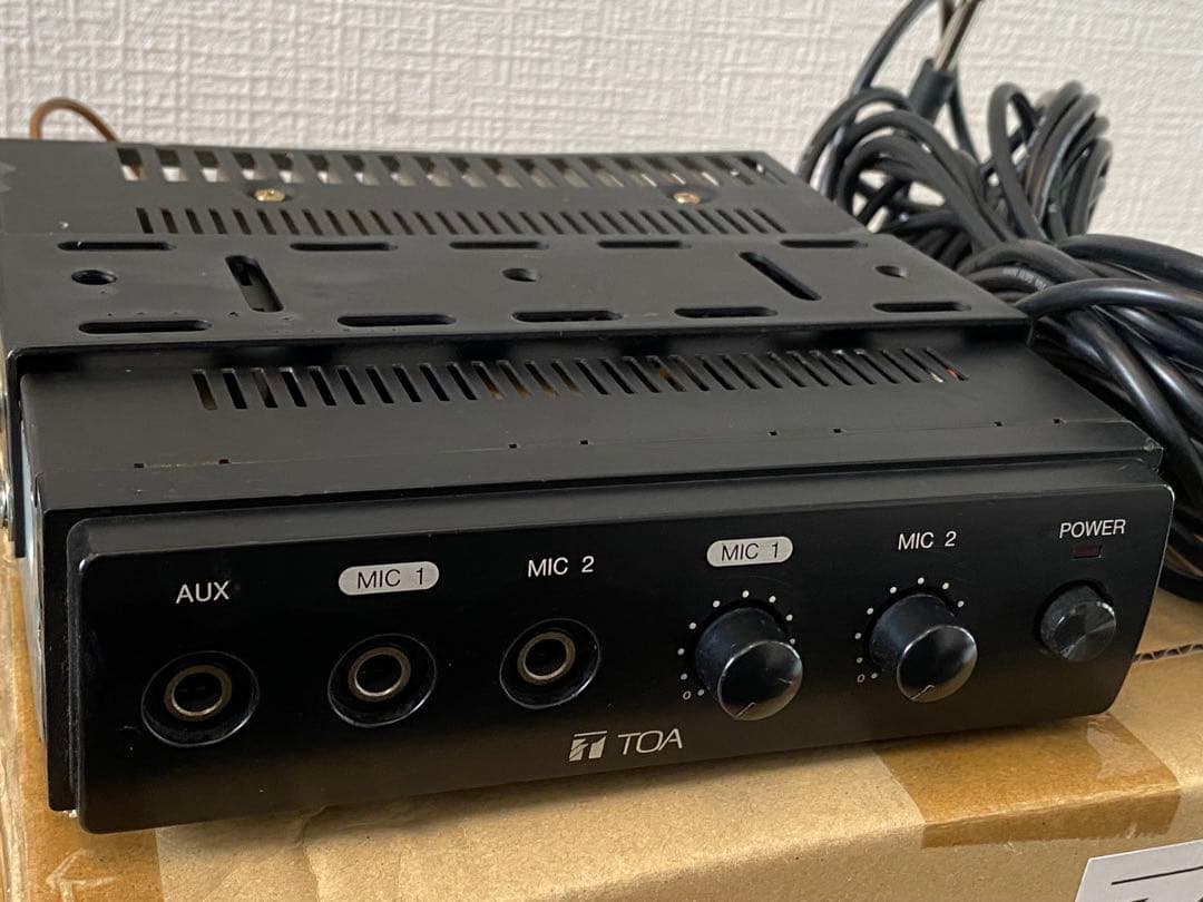 UNI-PEX選挙スピーカー2本で70W TOA CA-600DN60W１台他