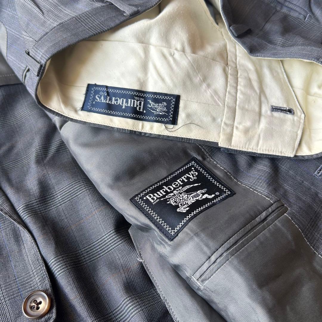 90's Burberry's グレー ダブルジャケットスーツ
