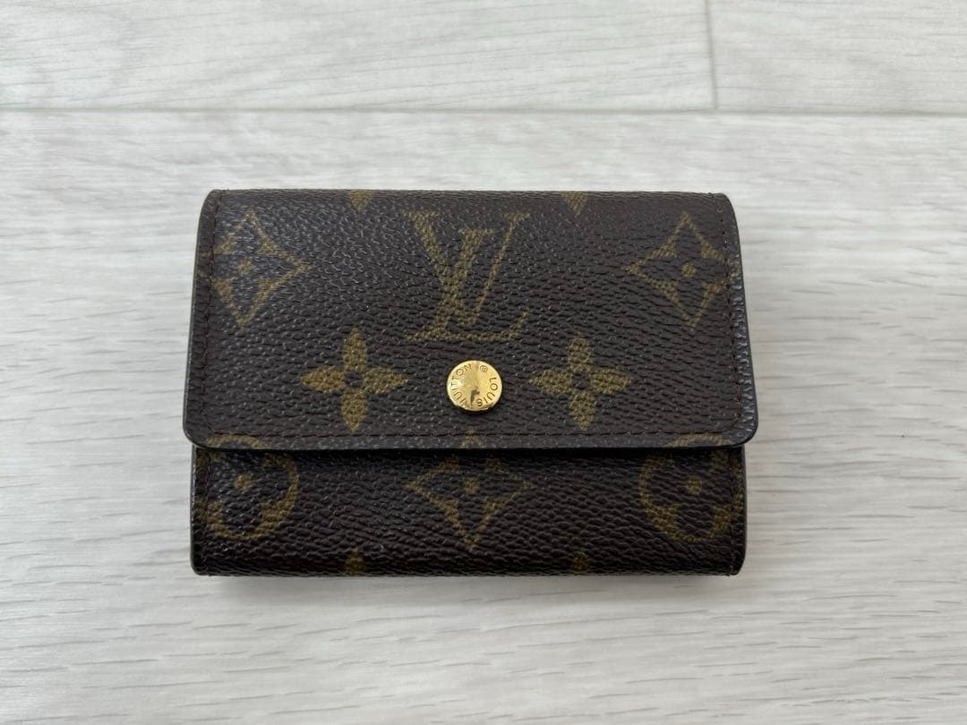 【LOUIS VUITTON】ヴィトン モノグラム ポルト モネ・プラ