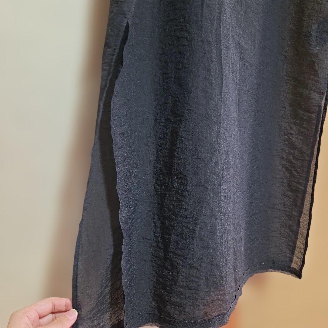 ENOF Sサイズ SHEER CAMISOLE ONE PIECE