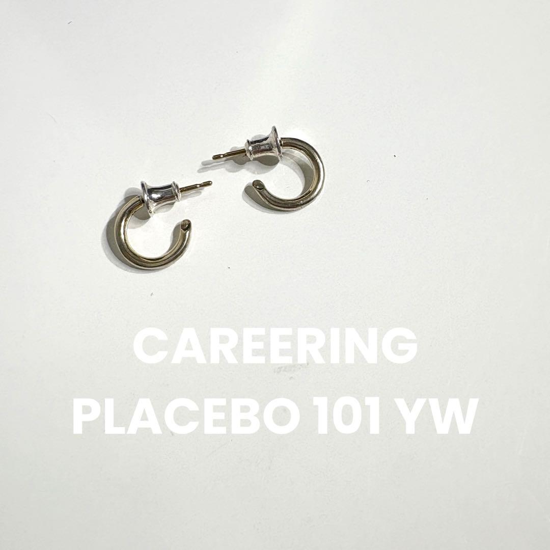 ⚫︎キャリアリング CAREERING PLACEBO 101 YW 両耳用ピアス