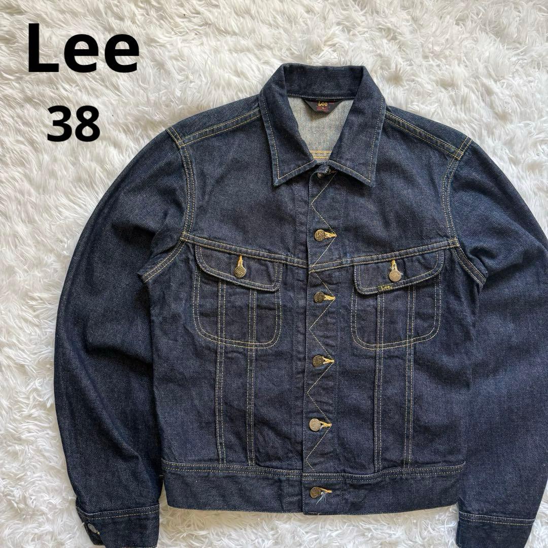 美品 Leeリー 101J デニムジャケット 三角タグ 1411 Gジャン 38