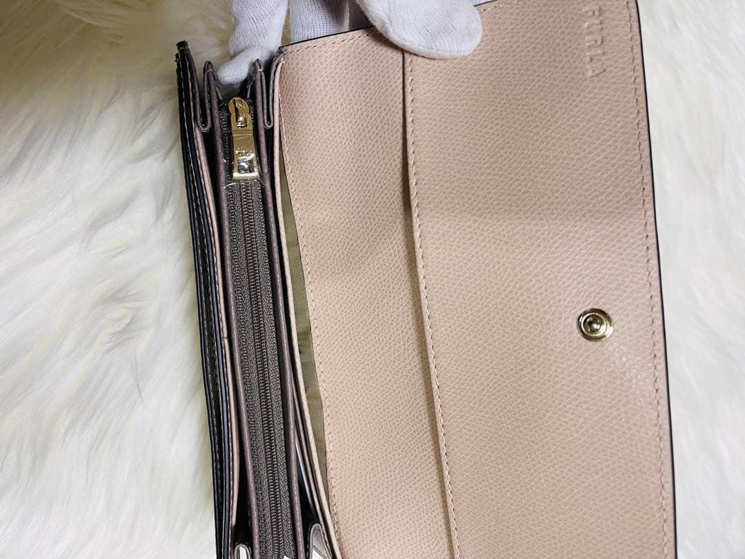 ベビードナさん専用 FURLA 長財布 カメリア コンチネンタルウオレット