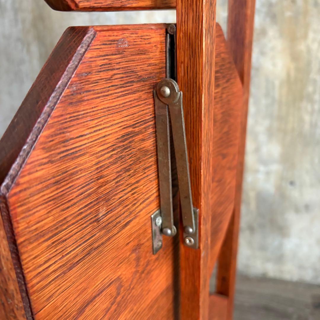 英国アンティーク　ケーキスタンド　アフタヌーンティー　折り畳み　ヴィンテージ