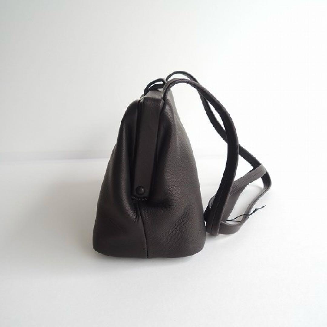 Aeta ディアレザー　ブラックショルダーバッグ　M