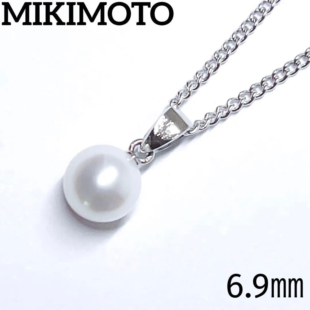 美品✨MIKIMOTO パール　一粒　ネックレス