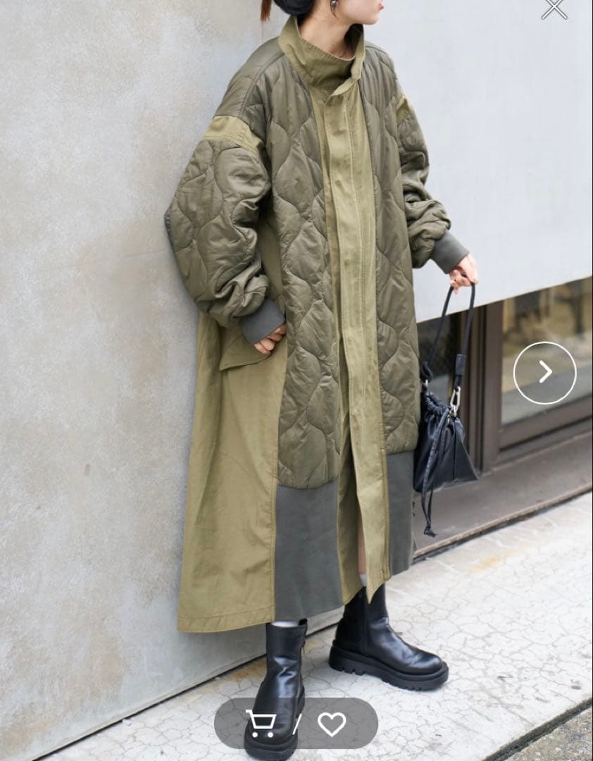 ◇専用◇【etsinta/エシンタ】切替マキシミリタリーコート