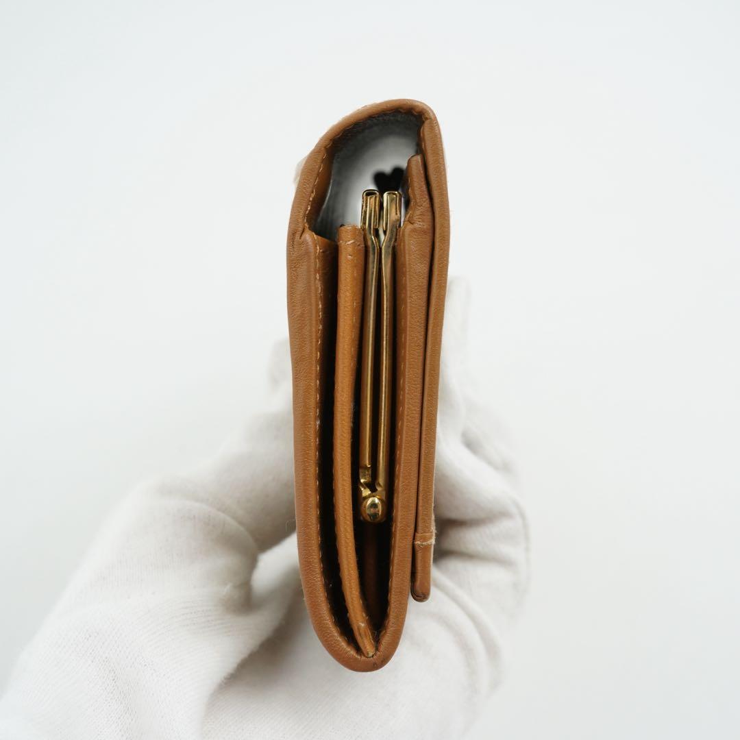 ✨極上美品✨　セリーヌ　長財布　マカダム　がま口　PVC レザー　ブラウン