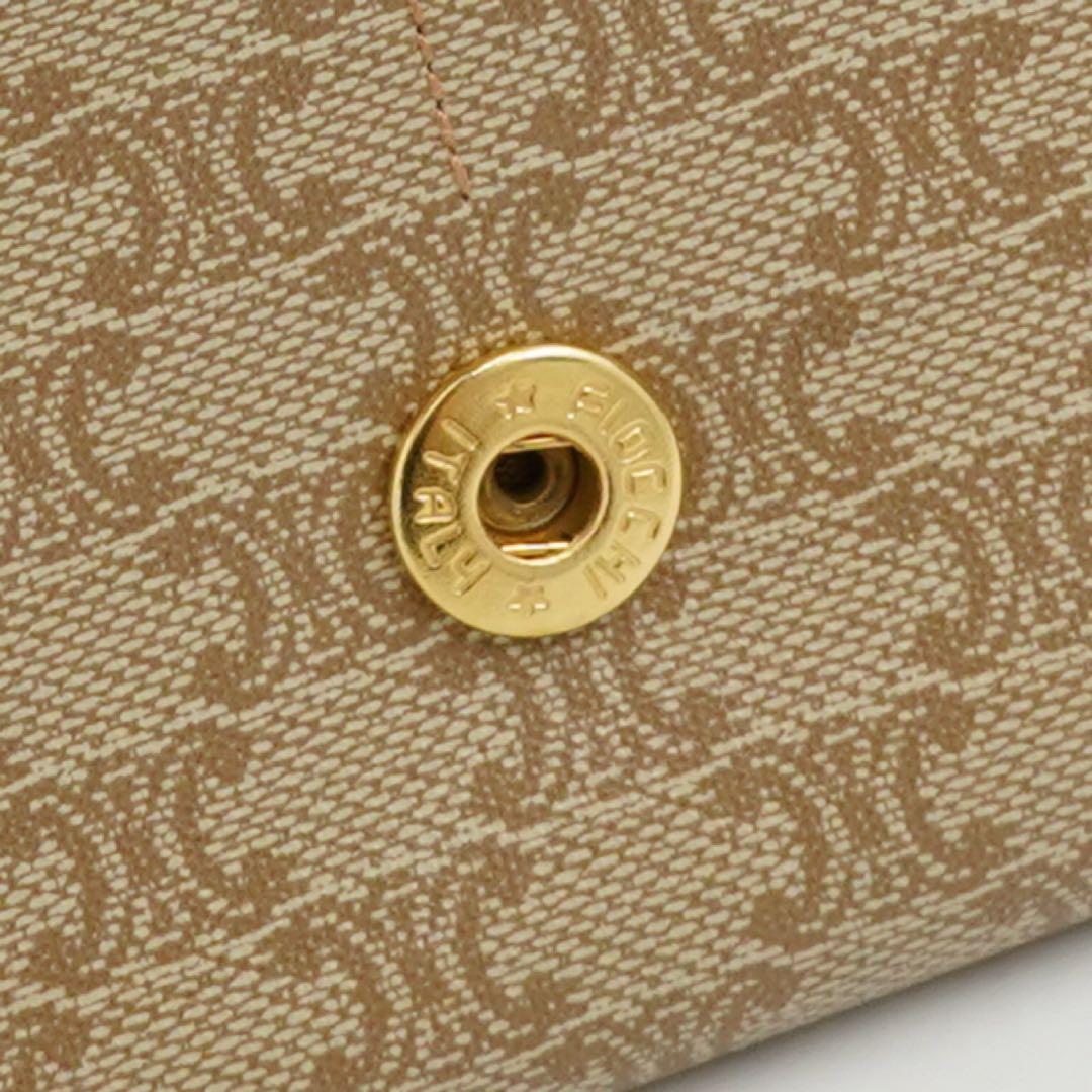 ✨極上美品✨　セリーヌ　長財布　マカダム　がま口　PVC レザー　ブラウン