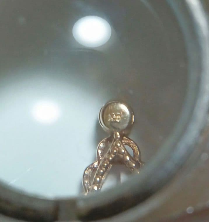 ひ*ん様 K10 モルガナイト ダイヤモンド ネックレストップ