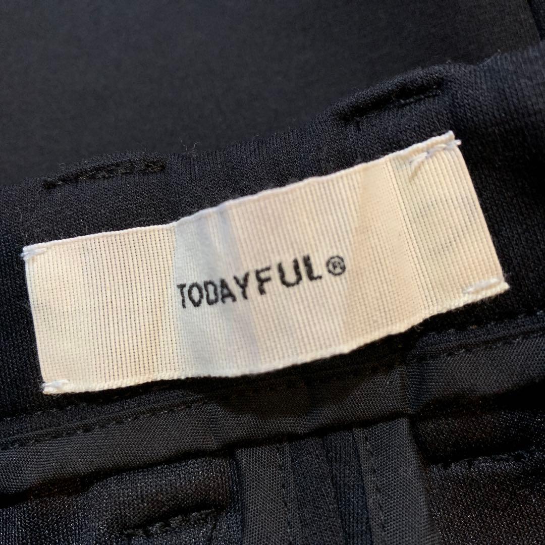 Todayful Cushion Easy Trousers 36 黒