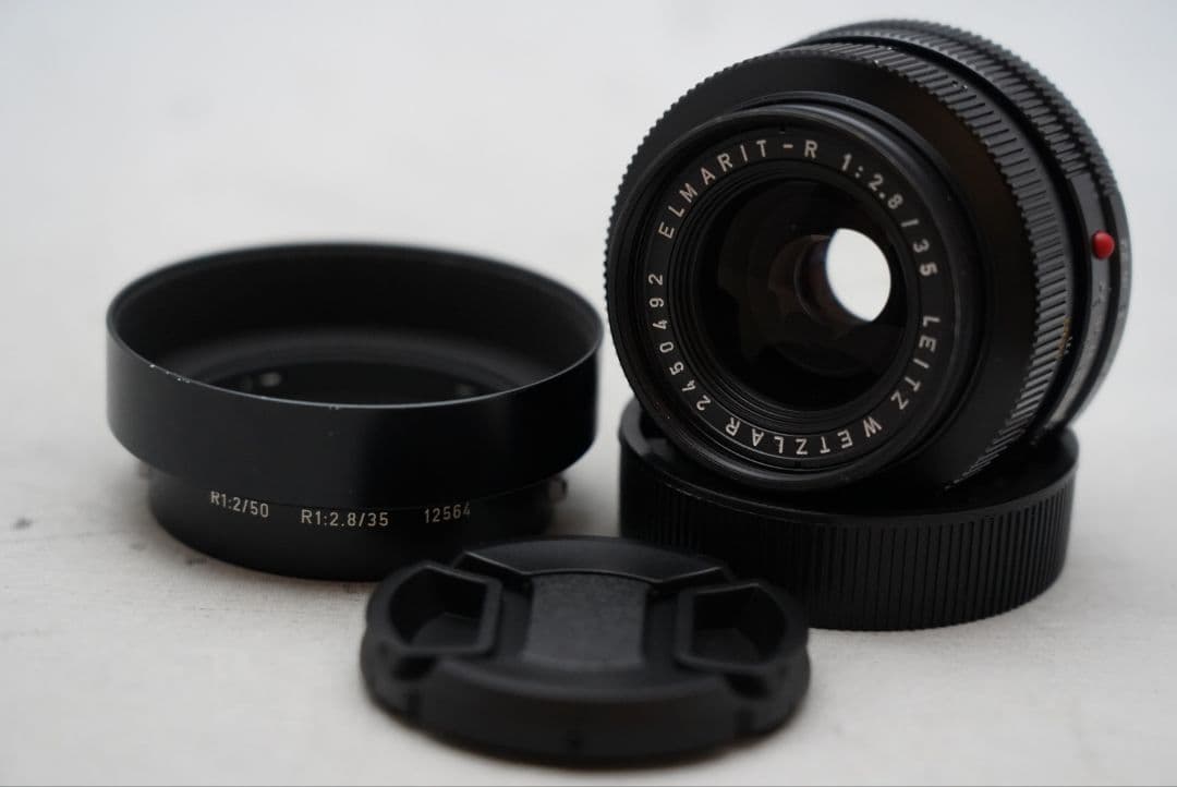 ☆実用品☆ライカ エルマリート‐R 35㎜ F=1;2.8　12564フード付き