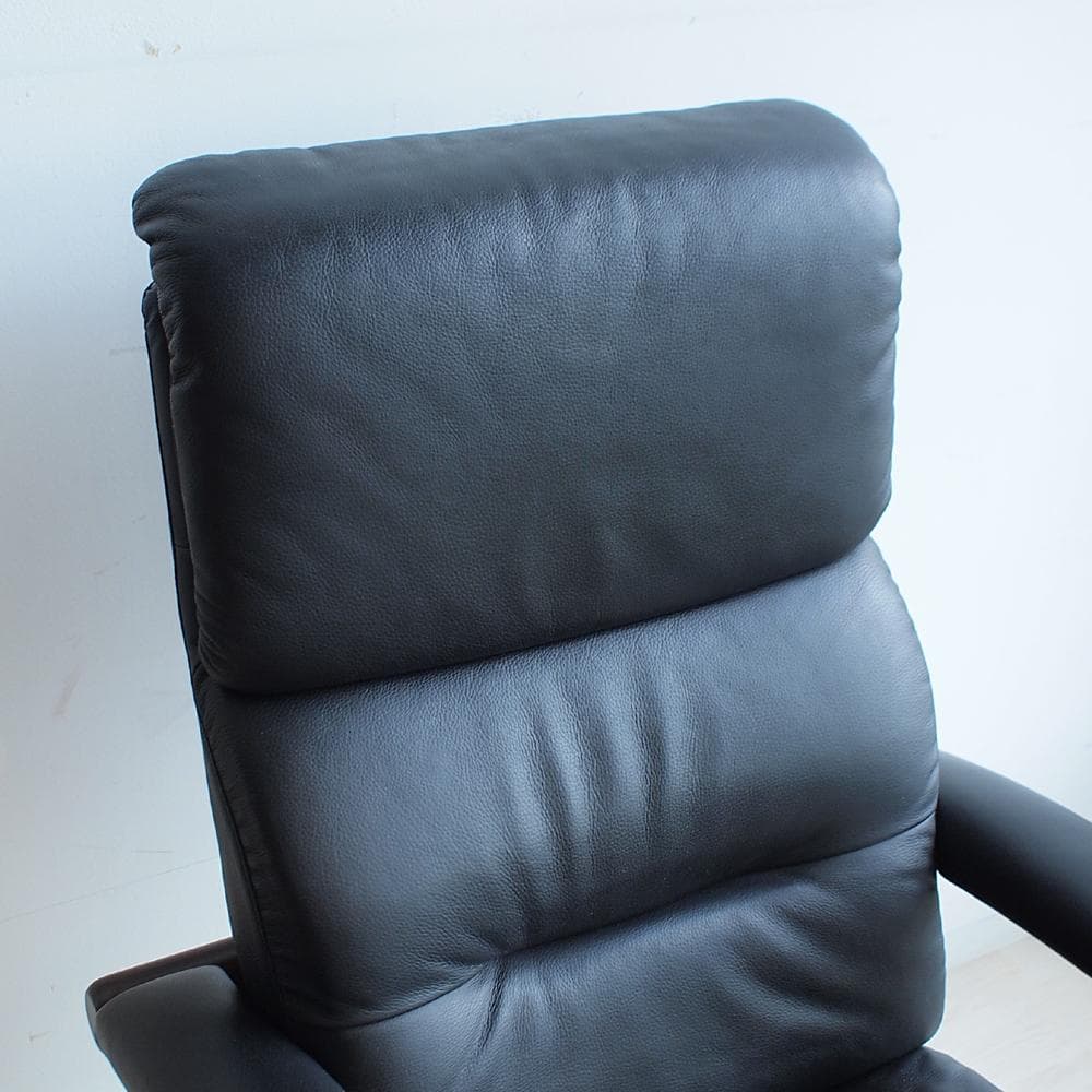 冨士ファニチア/FUJI FURNITURE 本革 デスクチェア ハイバック