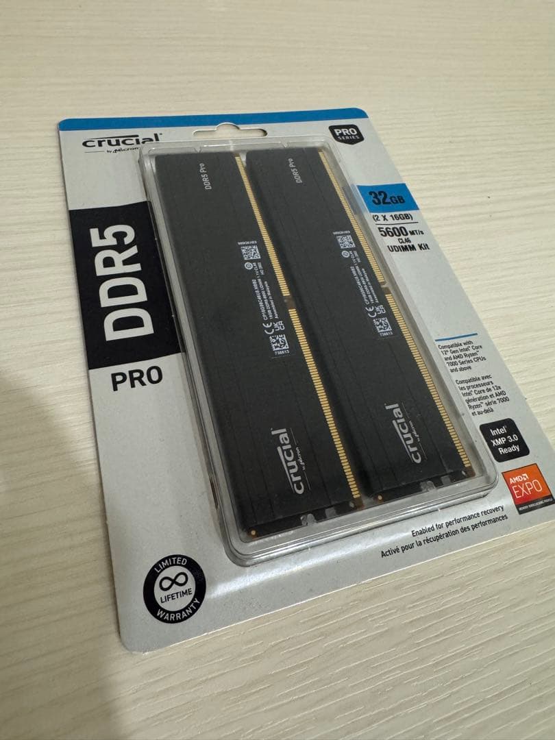 メモリー Crucial CP2K16G56C46U5 DDR5-5600 16GBx2