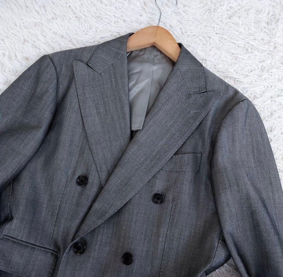 ブリッラ ペル イル グスト　モヘヤ混　テーラードジャケット　ダブル