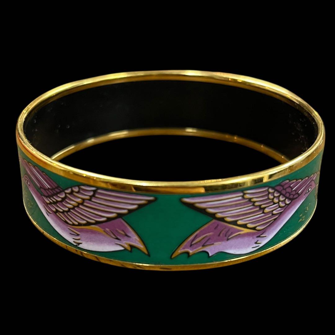 HERMES バングル GM エマイユ 七宝焼 エルメス ブレスレット