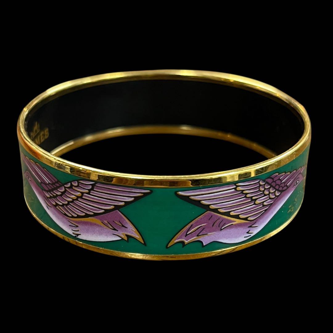 HERMES バングル GM エマイユ 七宝焼 エルメス ブレスレット