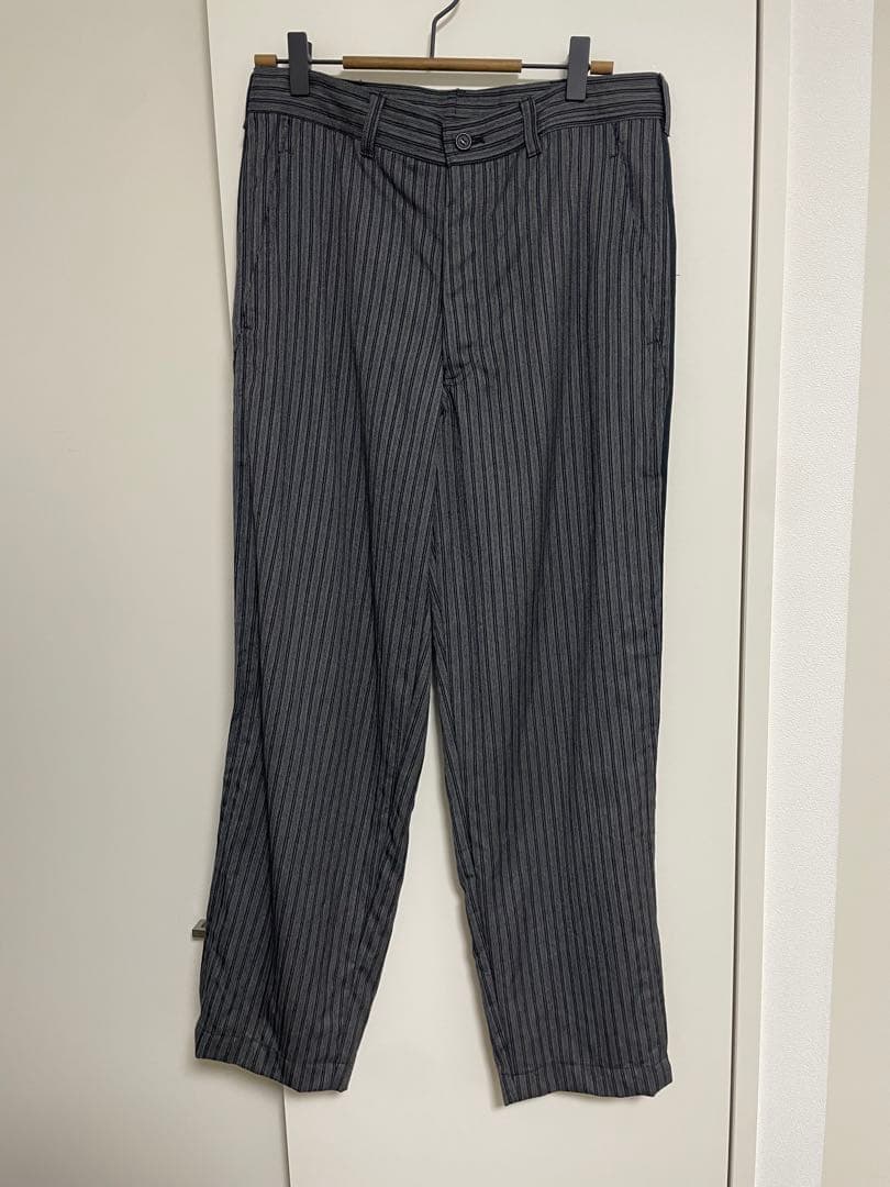 comme des garcons shirtサイド切り替えストライプスラックス