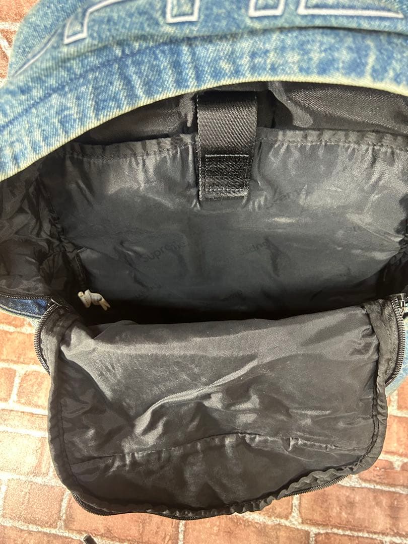 シュプリーム デニム バックパック ウォッシュドインディゴ　6994