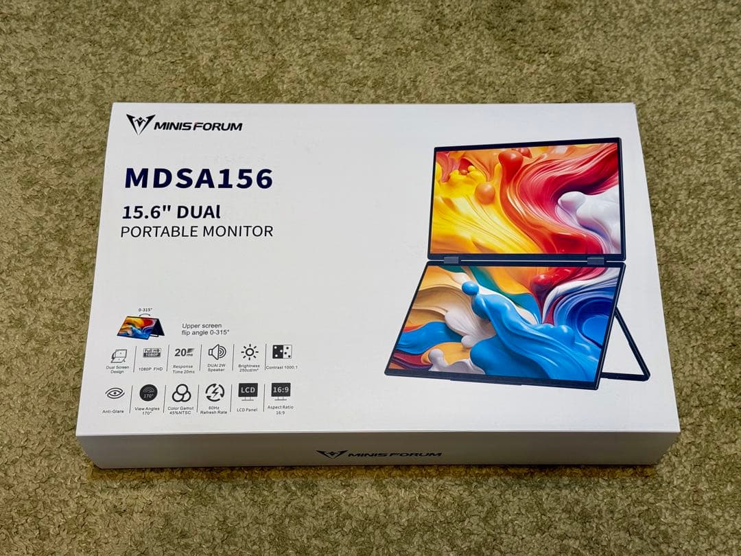 MINISFORUM MDSA156 デュアルポータブルモニター