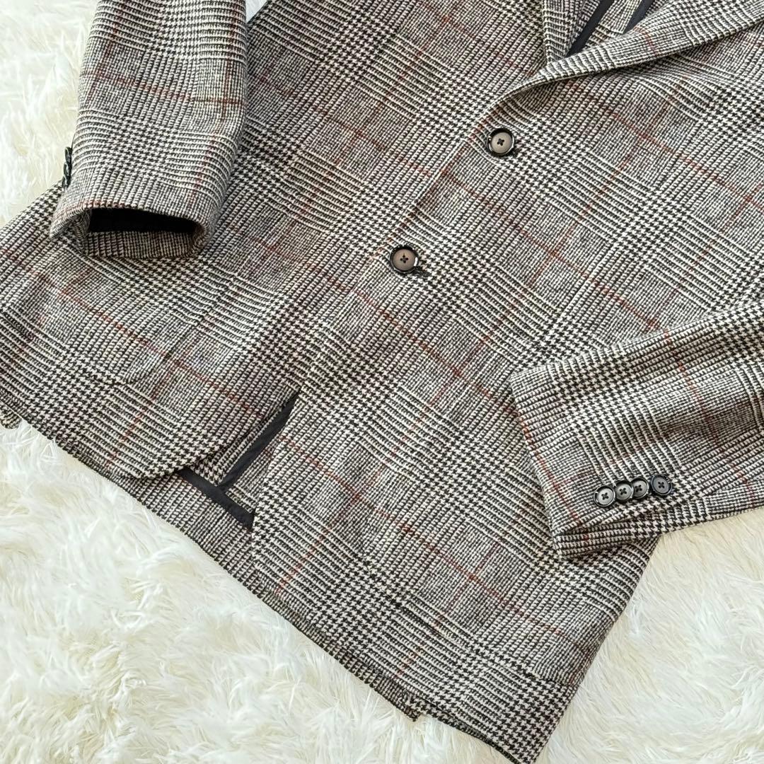 美品 近年 タリアトーレ ビームス別注 千鳥格子 ジャケット 46