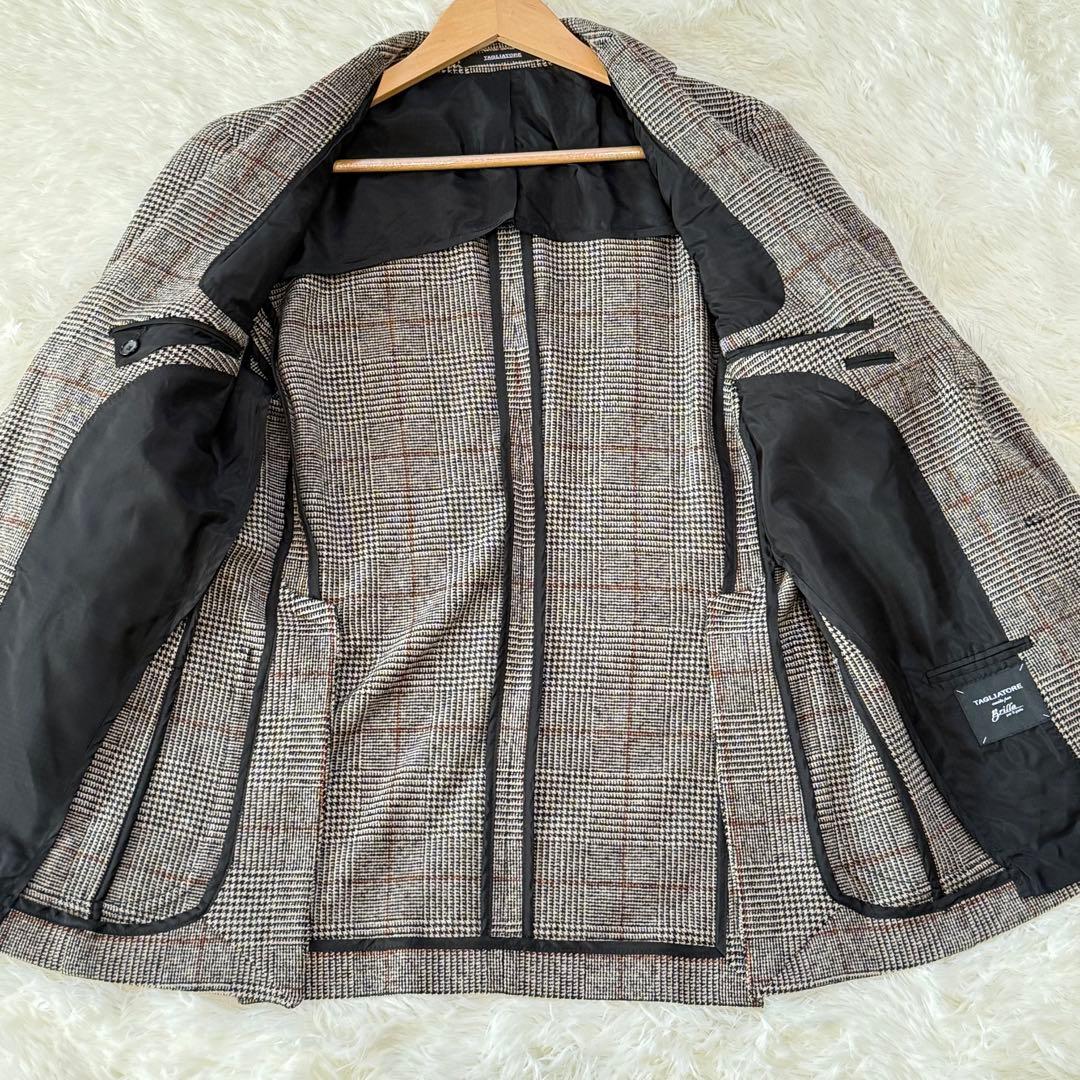 美品 近年 タリアトーレ ビームス別注 千鳥格子 ジャケット 46