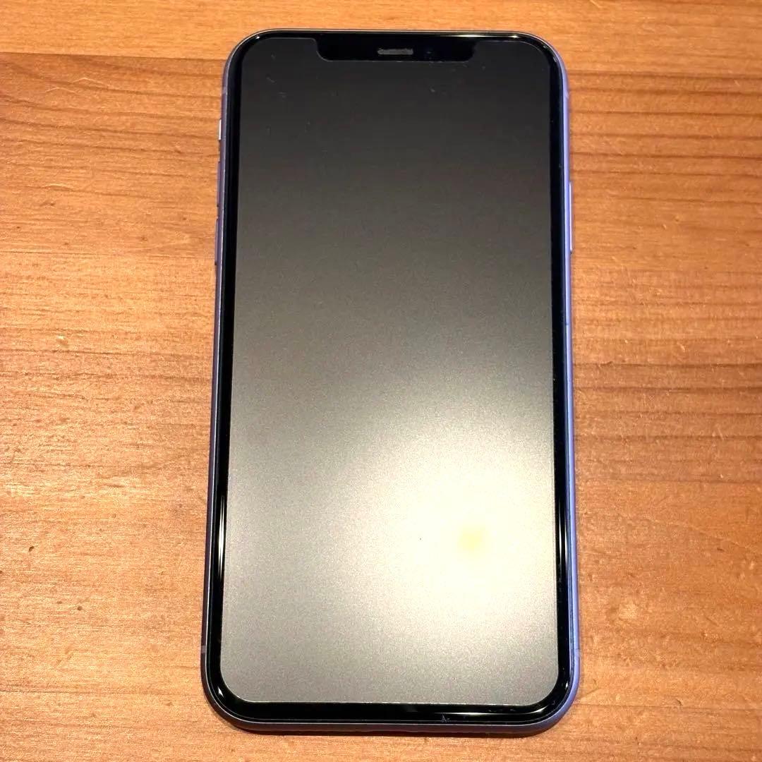 【美品】iPhone11 パープル 128GB SIMフリー