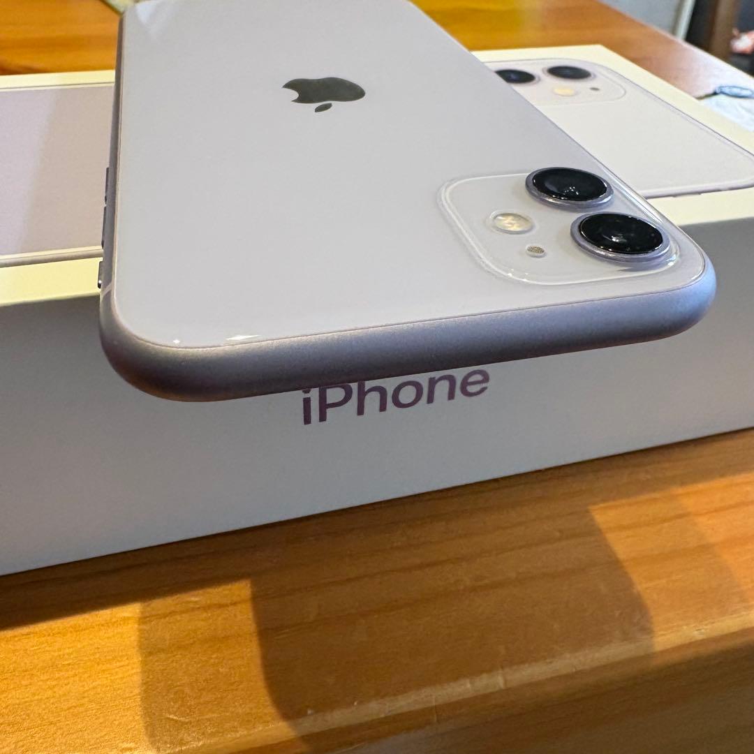 【美品】iPhone11 パープル 128GB SIMフリー