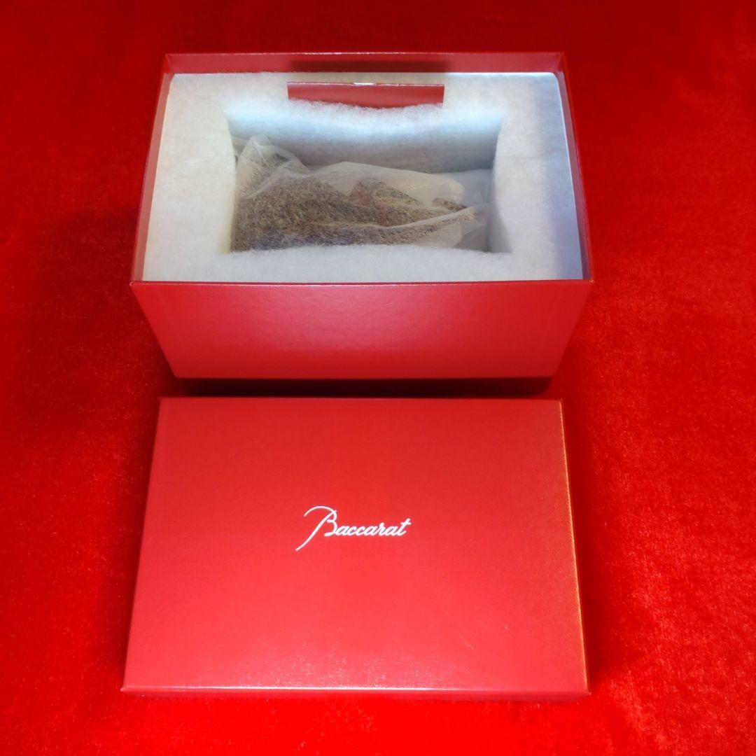 【特別価格】「バカラ スノーウィーツリー」のレッドです。傷を付けてしまいました。