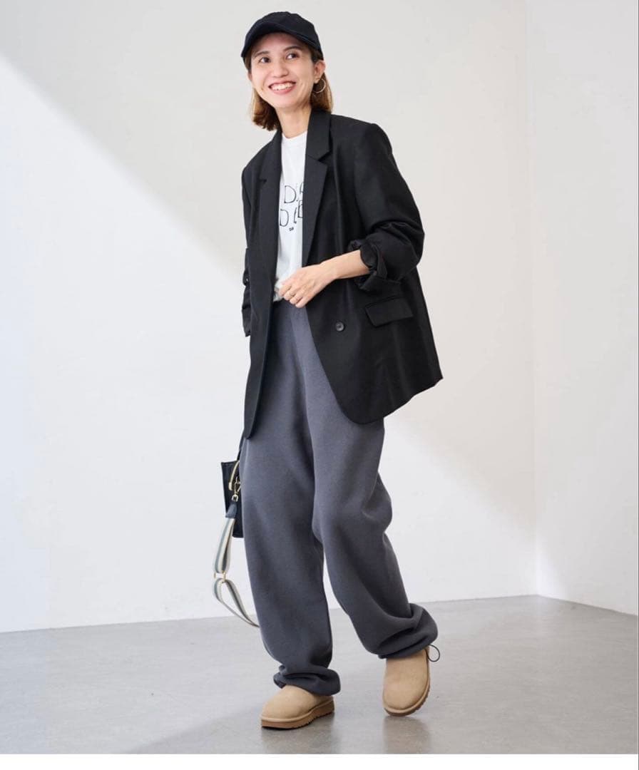 未使用 フラノテーラードジャケット38