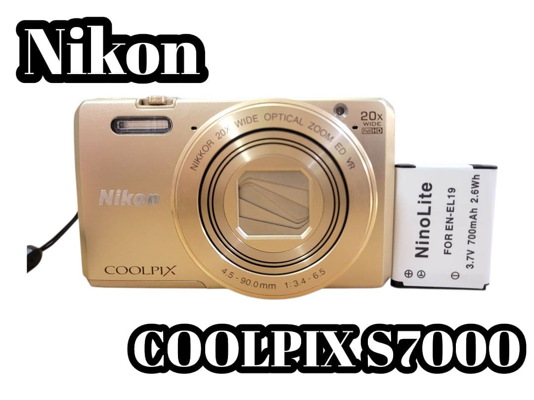 Nikon COOLPIX S7000 動作確認済み 美品 バッテリー付
