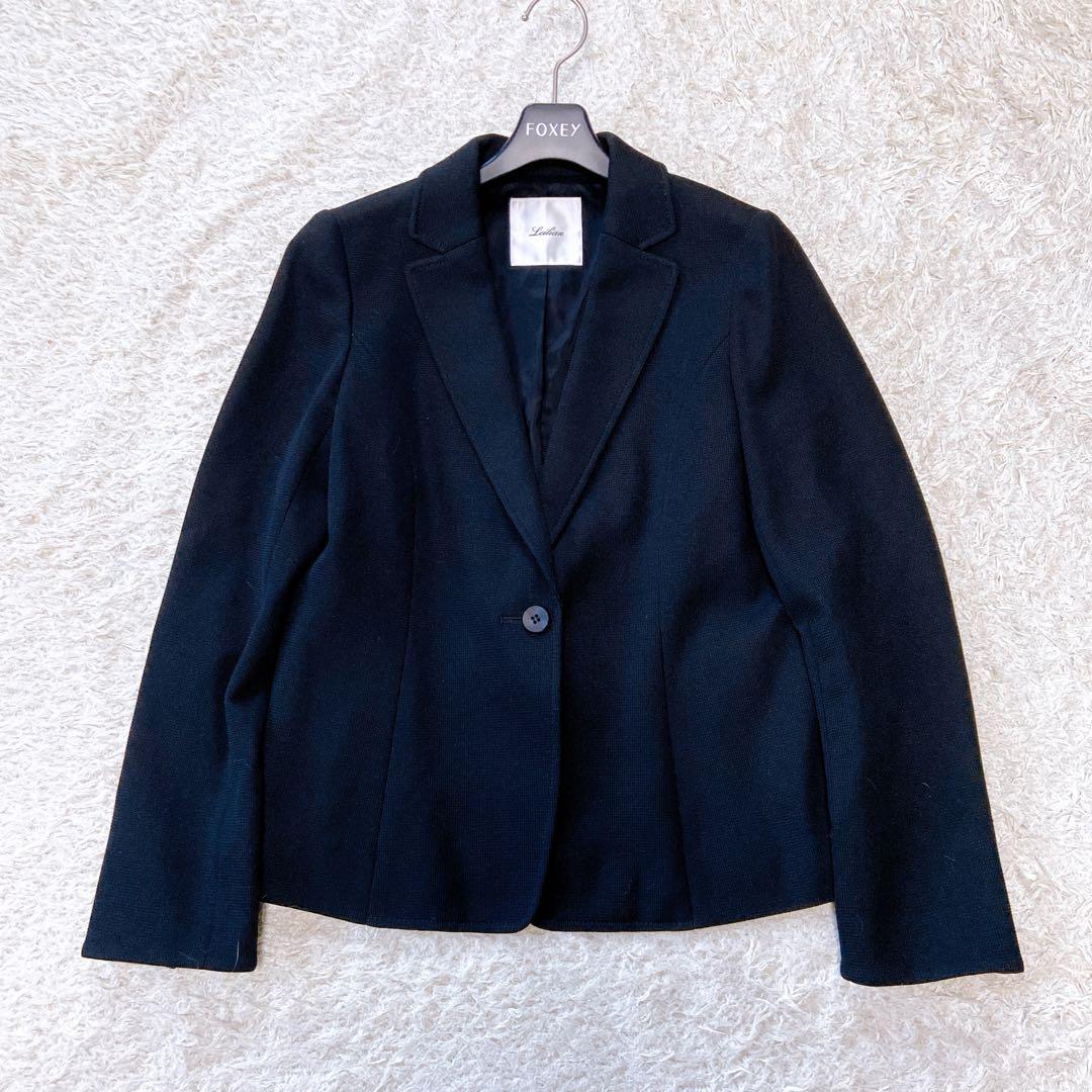 美品　レリアン　テーラードジャケット 現行タグ　近年モデル　9サイズ　黒