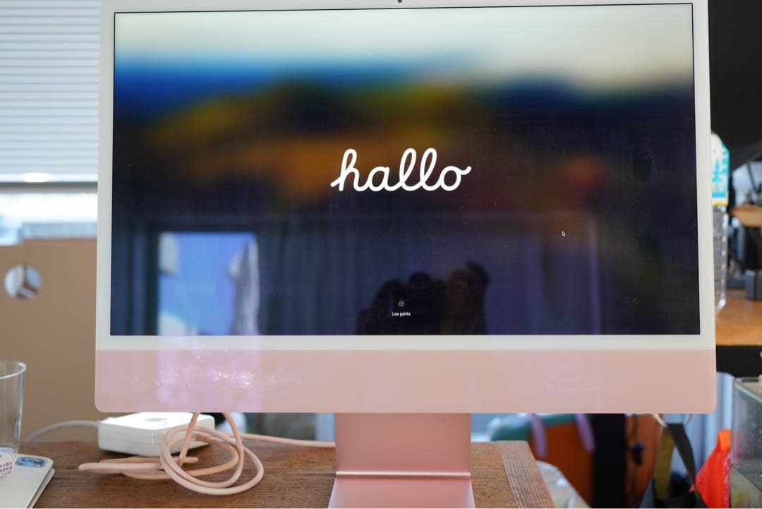 Apple iMac レッド M1 2021型 24インチ 8g メモリ