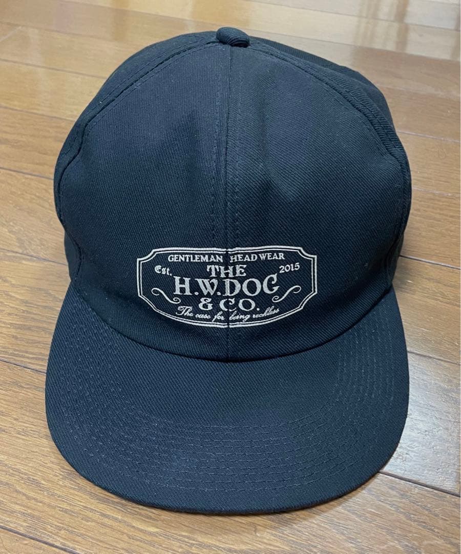 や*だ様 完売品 H.W.DOG 40 ブラック キャップ 帽子 トラッカー