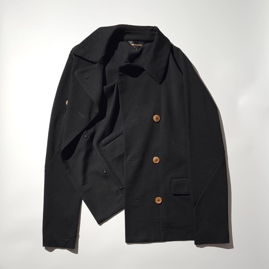 02aw COMME des GARCONS 飴ボタン変形ジャケット