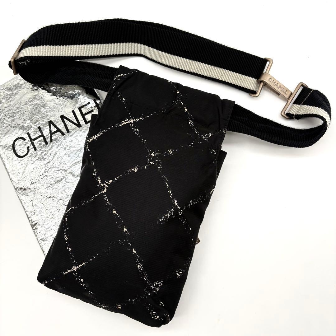 【極美品 Gカード】シャネル ウエストポーチ ショルダーバッグ シリアルシール