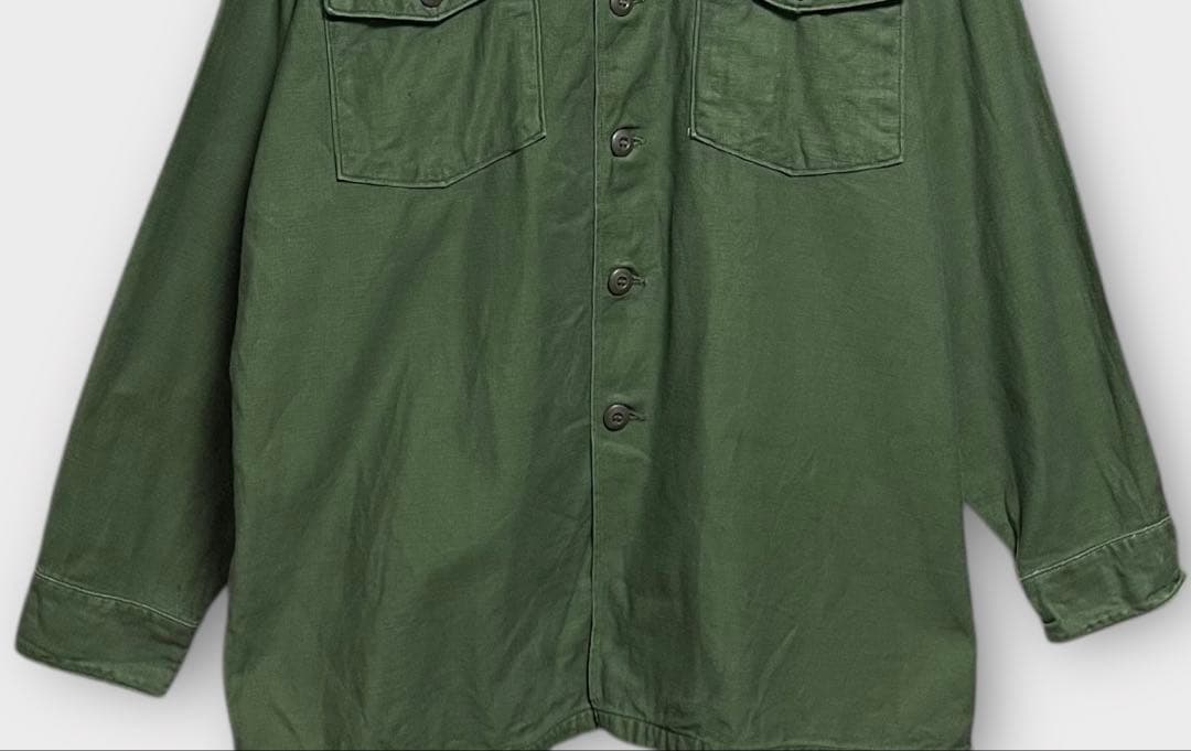 60s OG-107 希少サイズ「18」 ミリタリー シャツ ジャケット