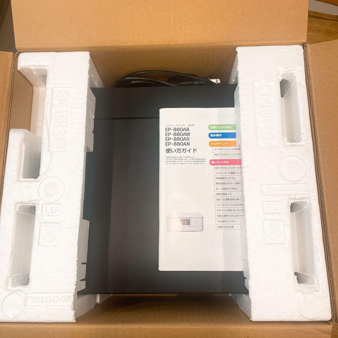 EPSON 多機能プリンター ブラック　EP-880AB