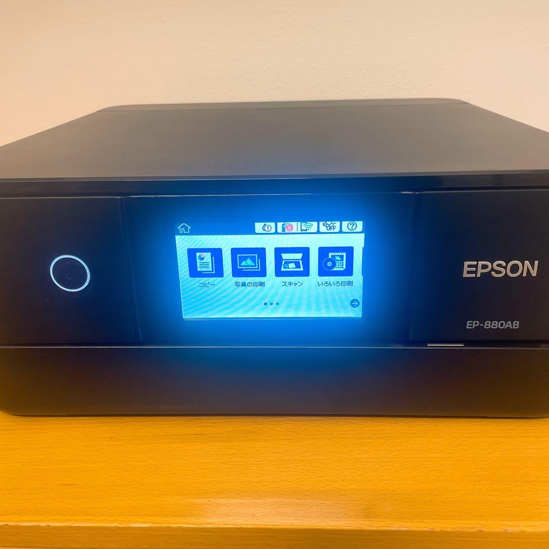 EPSON 多機能プリンター ブラック　EP-880AB