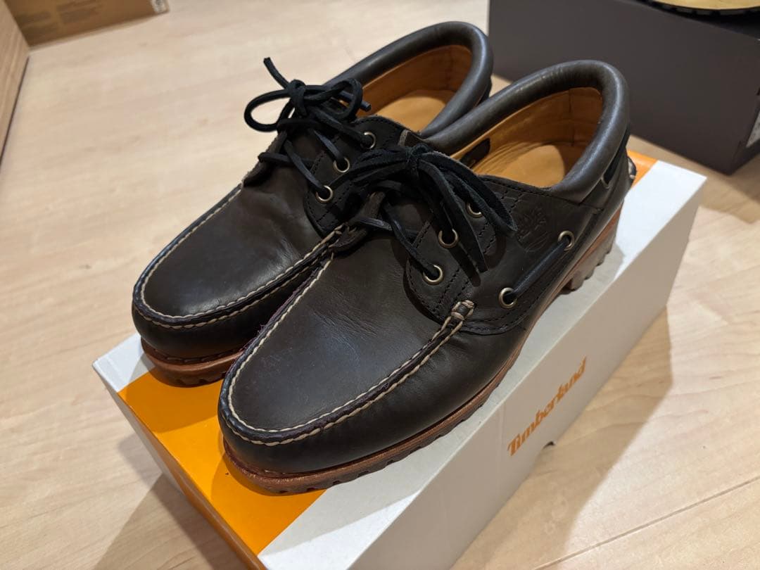 Timberland デッキシューズ　カーキ　グリーン
