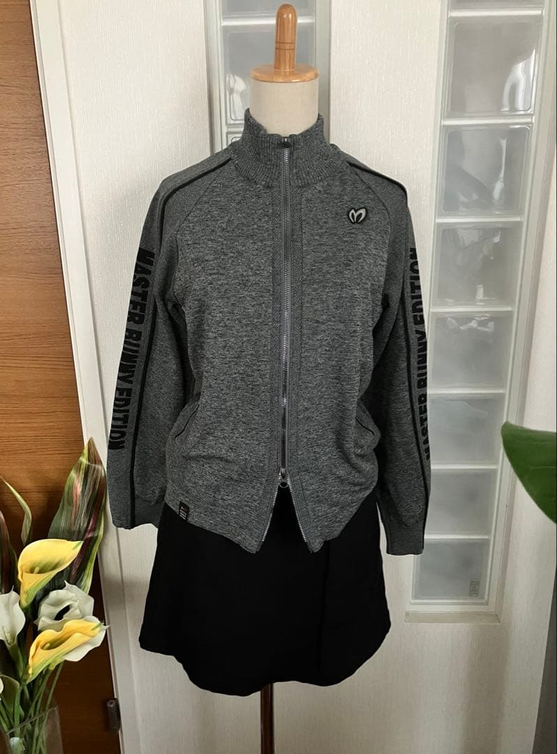 ⭐️極美品⭐️マスターバニー　ジップアップジャケット　ラインロゴ　モックネック