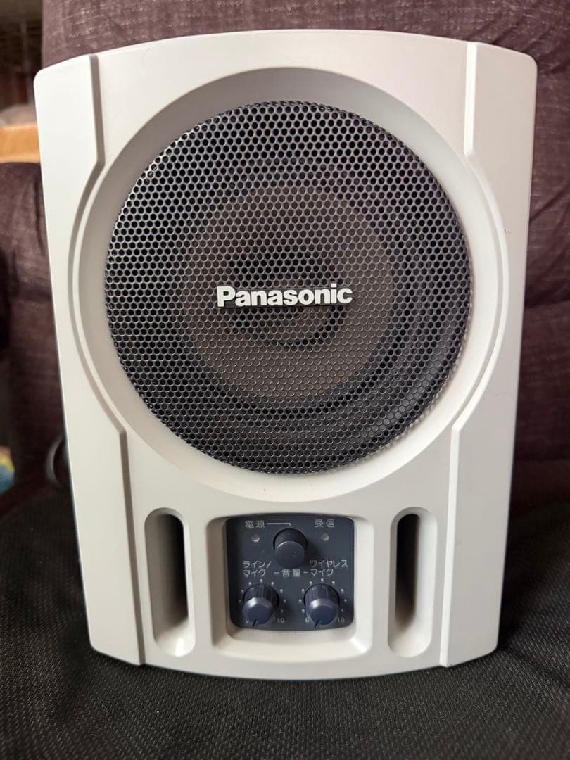 パナソニック ワイヤレスパワードスピーカー WS-X66A＋有線マイク