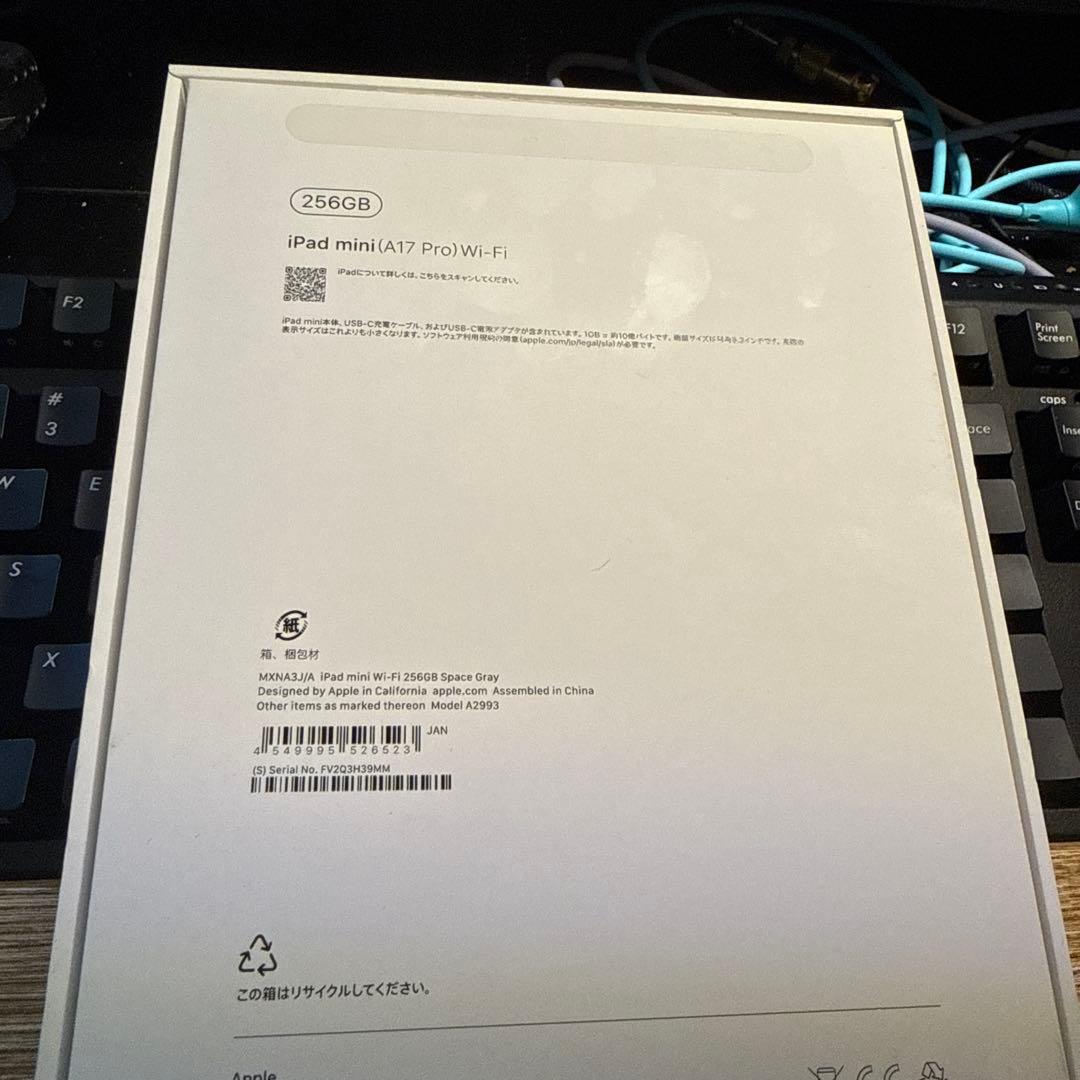 ipad mini 第7世代256GB Wi-Fiモデル