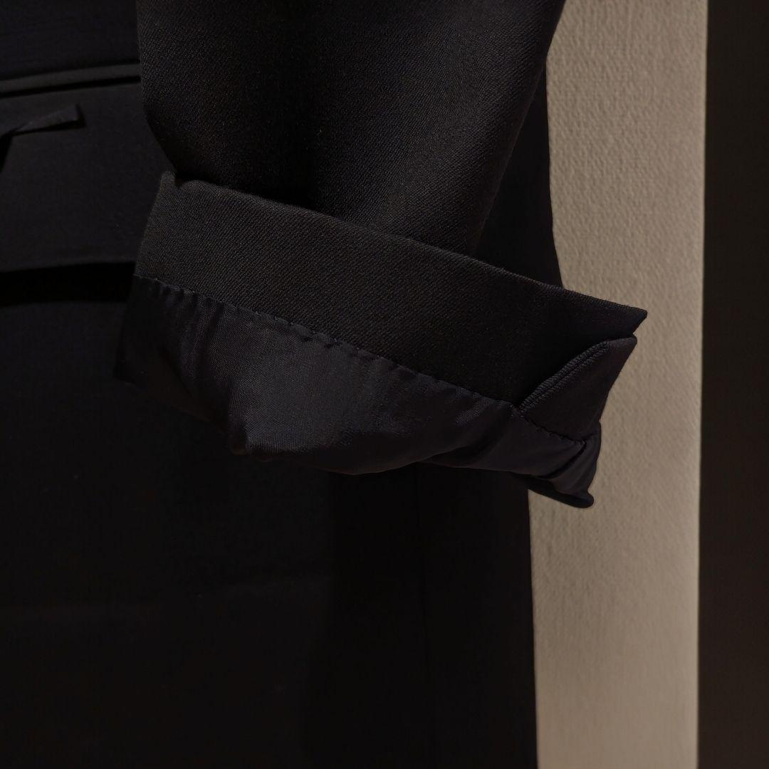 LANVIN ダブルブレスト テーラードジャケット ブラック 金ボタン