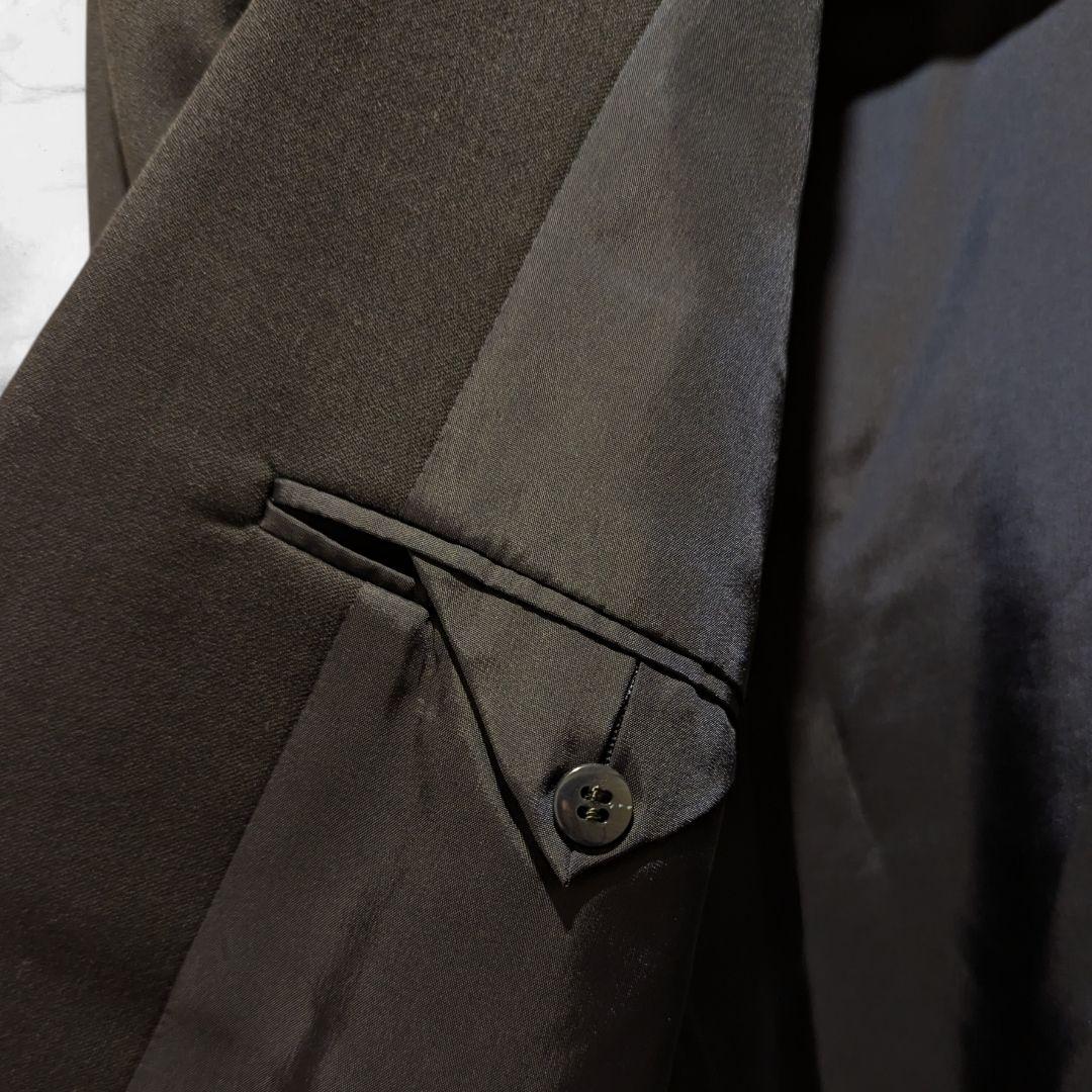 LANVIN ダブルブレスト テーラードジャケット ブラック 金ボタン