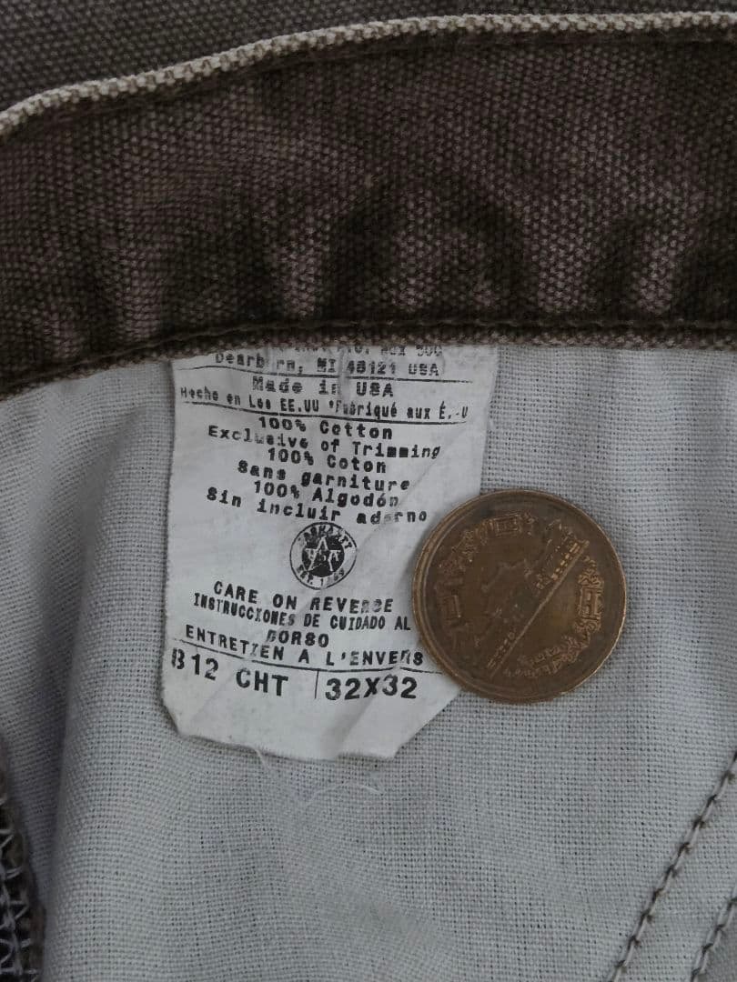 Carhartt B12CHT ペインターパンツ 32x32 USA製 フェード