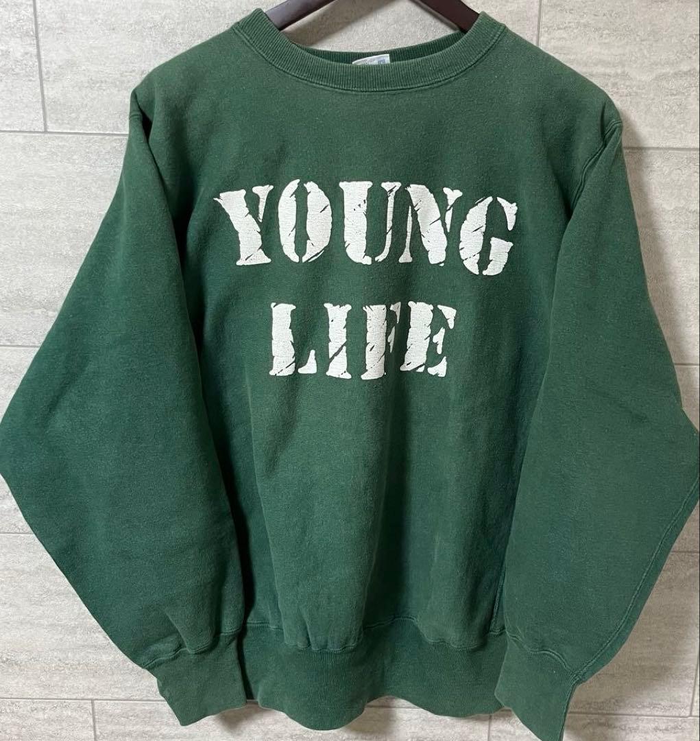 ダ*ー様 【期間限定価格90sUSA製】チャンピオンリバースウィーブ　YOUNG