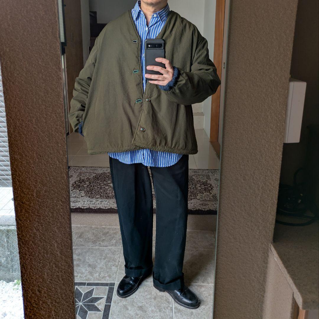 珍品 60s 70s LLBean　筆記体タグ　ノーカラー　ジャケット　YS3