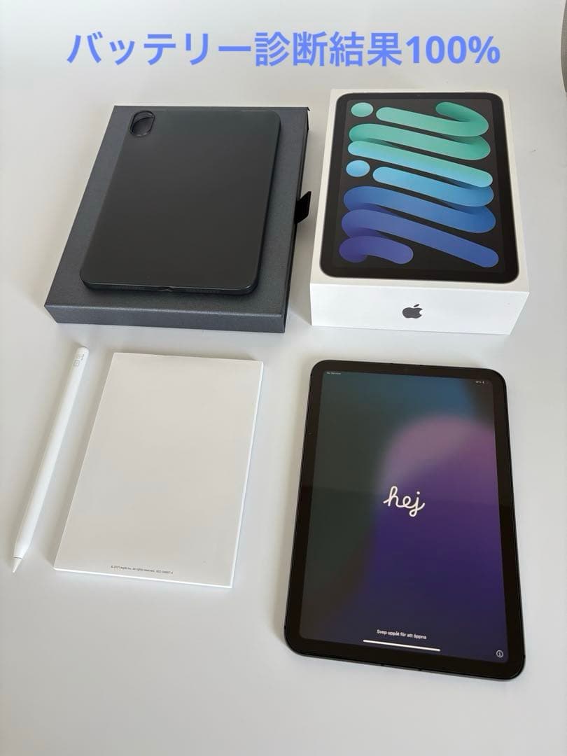 ほぼ新品iPadmini 6 64G Cellularとpencil