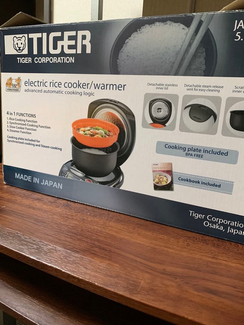 海外対応(カナダ)TIGER炊飯器 120v JAX-T10U/18U